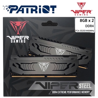 Patriot 16GB (2x8GB) DDR4 Viper Steel 4400MHz DIMM CL19 Kit