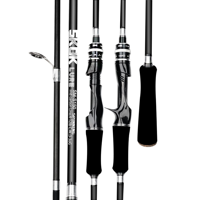 1.8m 2.7m 3.0m Fishing Rod Portable Sea Lake Carbon Casting Spinning ...