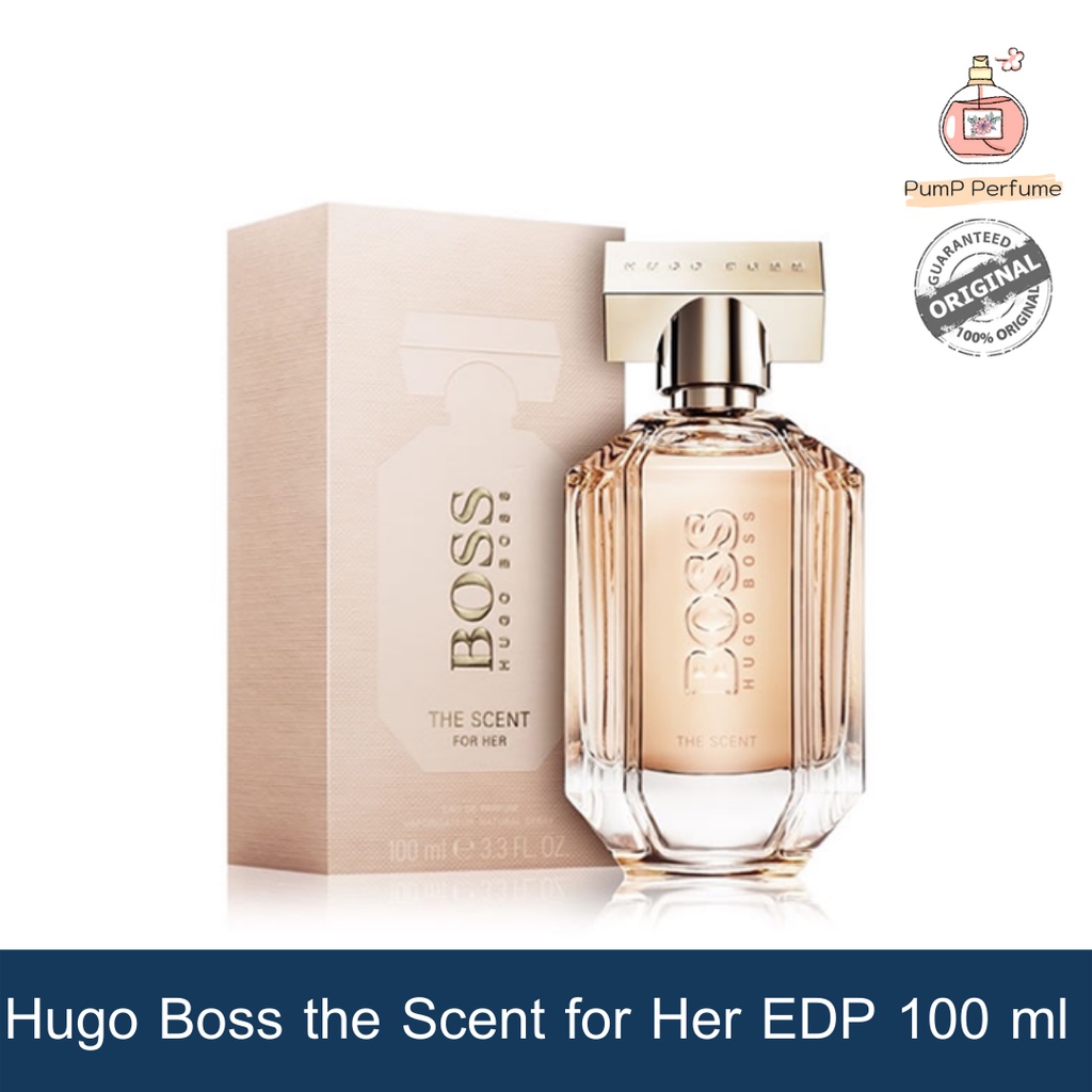 🔥ส่งฟรี+10% Coin Cashback🔥น้ำหอมผู้หญิง Hugo Boss The Scent for HER EDP 100ml