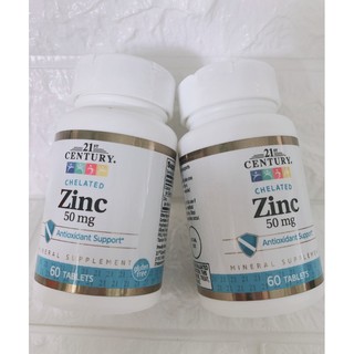 พร้อมส่งค่ะ 21st Century Zinc 50 mg 60เม็ด