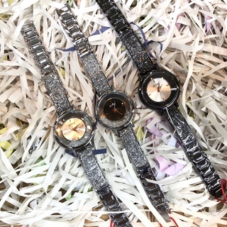 SK-TIME นาฬิกาข้อมือหญิงQuartz Analog3ATM กันน้ำ ตัวเรือนและสายสแตน3ไมครอน