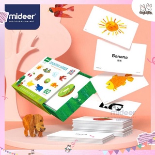 Mideer Cognitive Cards การ์ดทายคำศัพท์ภาษาอังกฤษลาย Brown Bear สุดน่ารัก