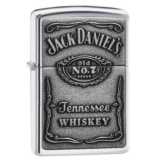 Zippo ไฟแช็กรุ่น 250JD427 Jack Daniels Emblem ของแท้ รับประกันตลอดชีวิต นำเข้าและจำหน่ายโดยตัวแทนจำหน่าย