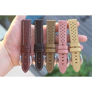 สายนาฬิกา สายหนังวัวแท้ รุ่น Racing Leather Straps