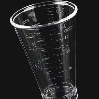 😊⭐จิ๊กเกอร์ จิกเกอร์ พลาสติก แก้วตวงน้ำเชื่อม ถ้วยตวงเหล้า Plastic Jigger CLBT