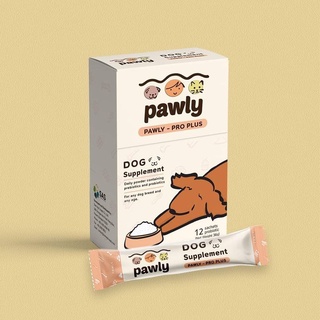 ผงโรยอาหารโปรไบโอติกสำหรับสุนัข Pawly Pro Plus (แบ่งขาย 1ซอง)