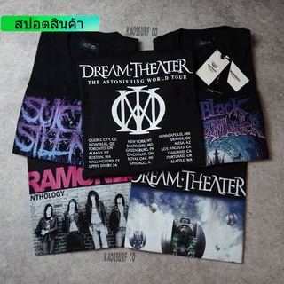 เสื้อยืดแฟชั่น เสื้อยืด พิมพ์ลายวงดนตรี Acdc METALLICA DREAM THEATER RAMONES WRHS