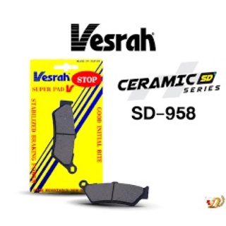 ผ้าเบรค Vesrah สำหรับ BMW F800GS // R1250 // LIBERTY 150