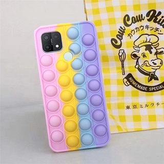 เคส-For Realme C11 2021 C21Y Realme C17 C12 Realme C21 C25 Realme 7pro C12 Realme 5 5i 6i C3 C11 Realme 7 8 Pop Push It Bubble|RX