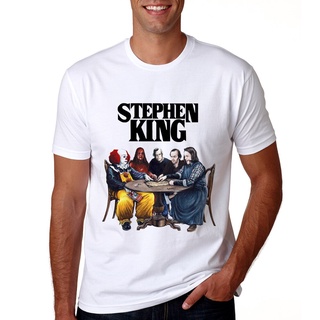 เสื้อยืด พิมพ์ลาย Stephen King It Movie แฟชั่นฤดูร้อน สําหรับผู้ชายS-5XL