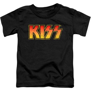 เสื้อยืดคอกลมKiss เสื้อยืดลําลอง แขนสั้น คอกลม ผ้าฝ้าย พิมพ์ลายร็อค มิวสิค สไตล์วินเทจ สําหรับผู้ชายS-4XL