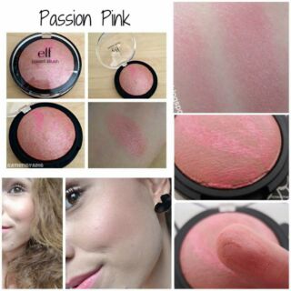 e.l.f Studio Baked Blush สี Passion pink