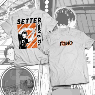 เสื้อโอเวอร์ไซ - Signatura Tees เสื้ออะนิเมะ Haikyu Series หมายเลข 9 เซ็ตเตอร์ โทบิโอะ คาเงยามะ ดีไ