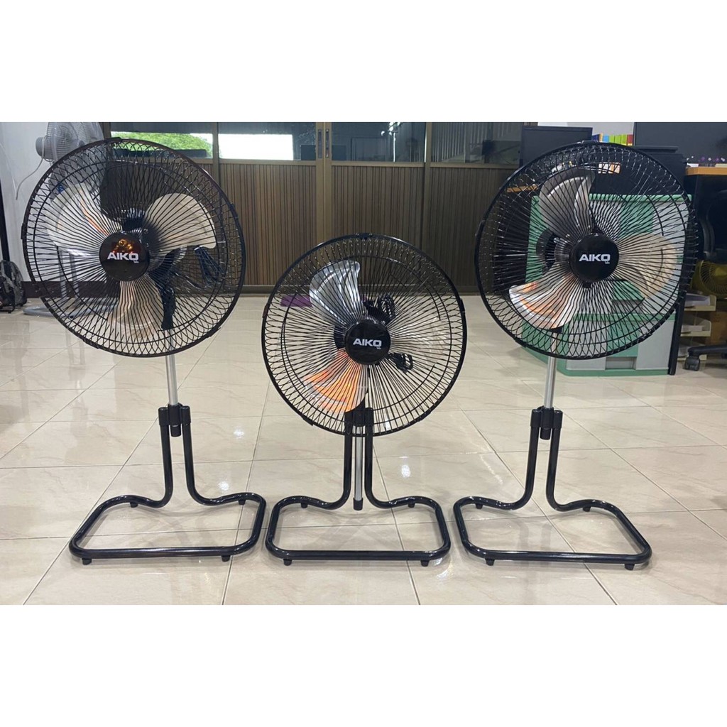 📣‼️ AIKO พัดลม ตั้งพื้น ตั้งโต๊ะ ขนาด 12 นิ้ว ปรับสไลด์ สูง-ต่ำได้ ใบพัดอลูมิเนียม รุ่น AR-128 - รูปที่ 3