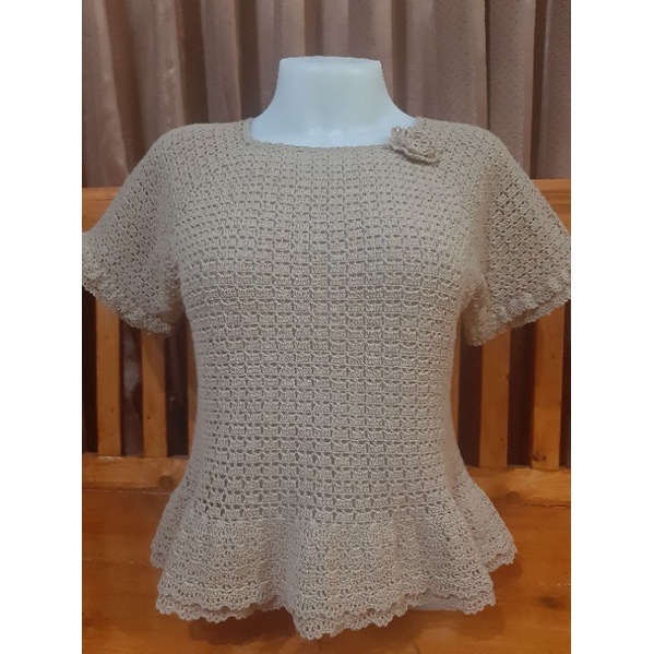 เสื้อถักโครเชต์ งานฝีมือ | Shopee Thailand
