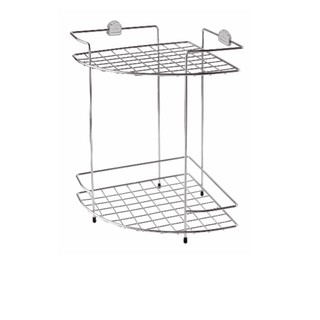 ชั้นวางของในห้องน้ำ ตะแกรงวางของในห้องน้ำแบบเข้ามุม ชั้นวางของสแตนเลส 304
