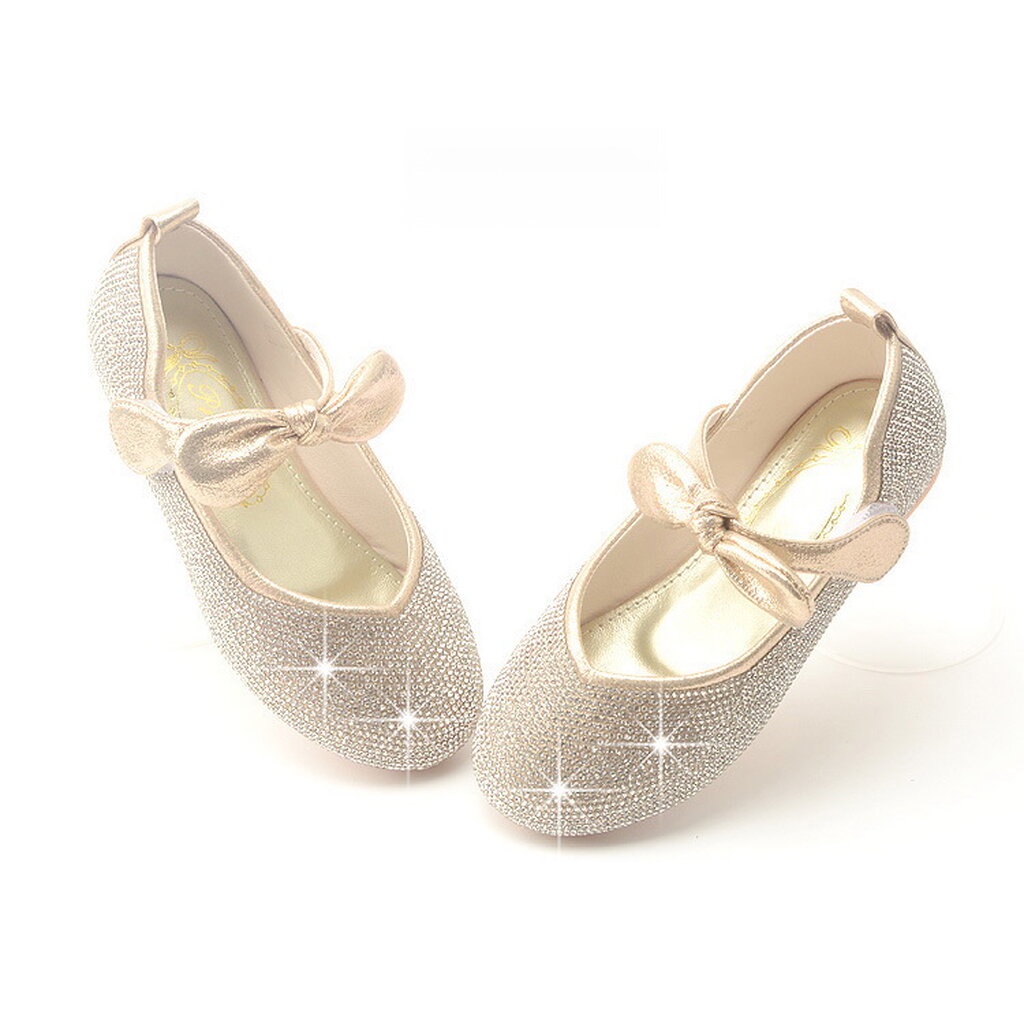 Shoe1427- รองเท้าคัชชูเด็กเล็ก รองเท้าคัชชูเด็กโต ติดเพขร โบว์ (ความยาววัดจากพื้นภายใน ให้ใช้ความยาวเท้า +0.5/เท้าอูม… ราคา ถูกที่สุด ดีลบีเคเค แกลเลอรีภาพที่ 6
