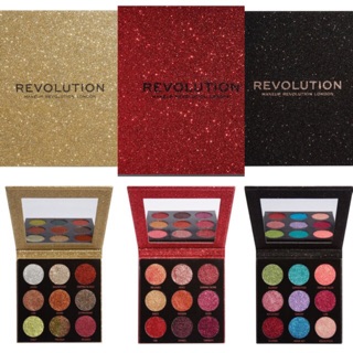 ของแท้ 💯 พร้อมส่ง  MAKEUP REVOLUTION  Pressed Glitter Palette