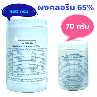 คลอรีน ผงคลอรีน ผสมน้ำอาบ บำบัดน้ำ คลอรีน คลอรีนผง 65% โดย ตั้งเต็มจิตต์ Calcium hypochlorite