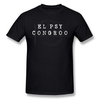 เสื้อยืดแขนสั้น ผ้าฝ้าย 100% พิมพ์ลาย Steins Gate El Psy Congroo สําหรับผู้ชายS-5XL