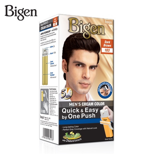 Bigen Men's One Push ครีมเปลี่ยนสีผมผู้ชาย