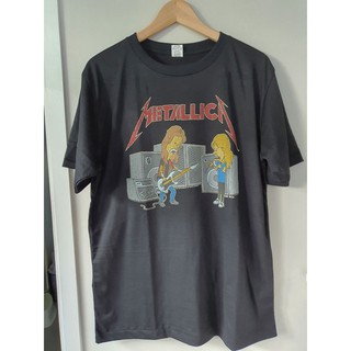 Metallica Beavis Butthead เสื้อยืด T-shirt