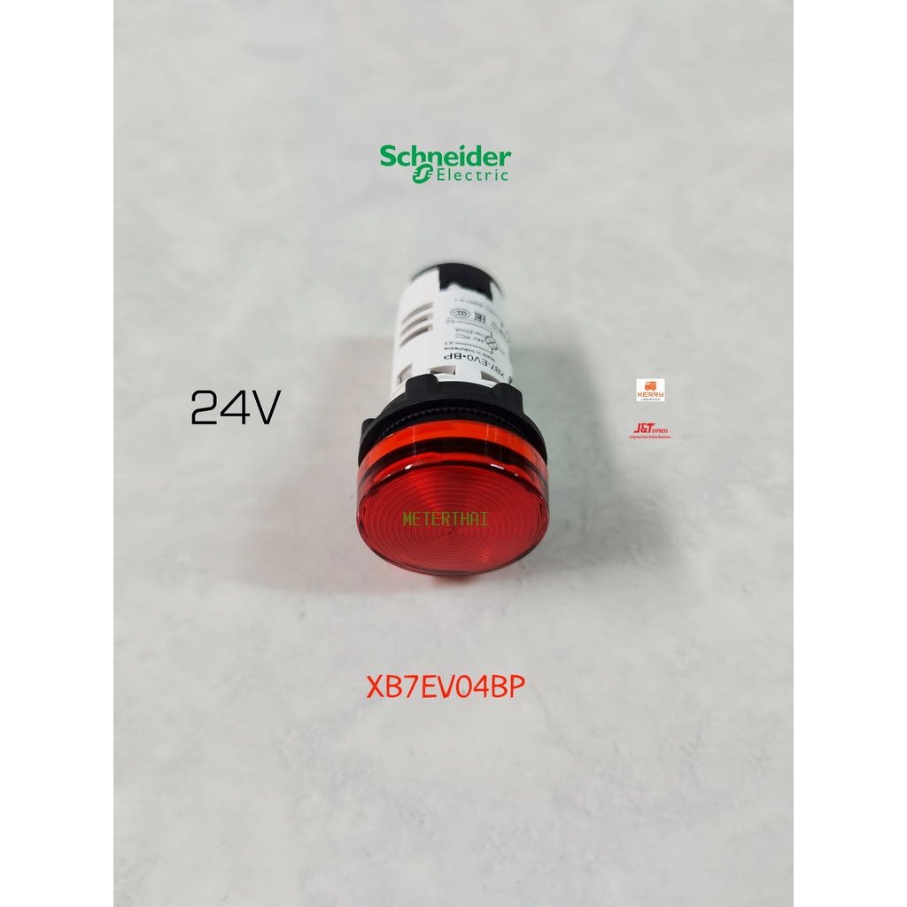 Schneider Electric XB7EV04BP Pilot Lamp ไพลอตแลมป์ 22 มม. สีแดง RED 24VAC/VDC