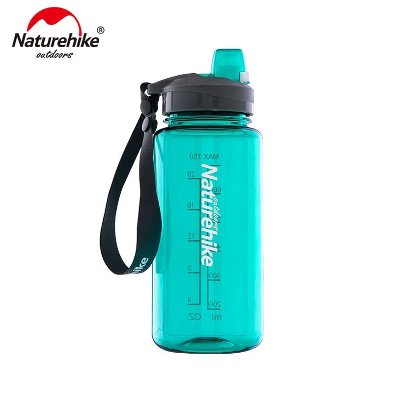 Naturehike กีฬาพลาสติกกลางแจ้งจักรยานขวดขวดน้ำกีฬา (750ml)