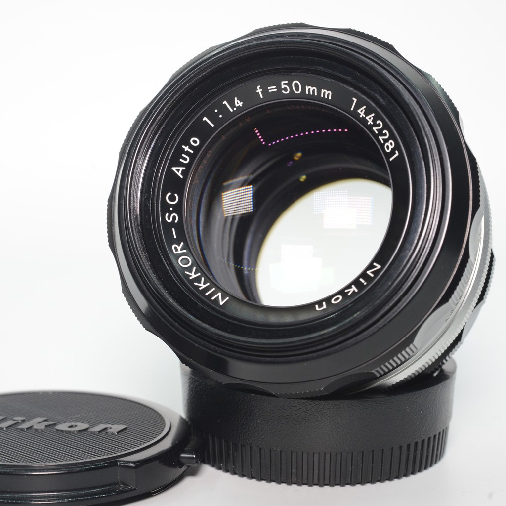 動作良好Nikon ニコン NIKKOR non-Ai 50mm f/1.4 標準レンズ