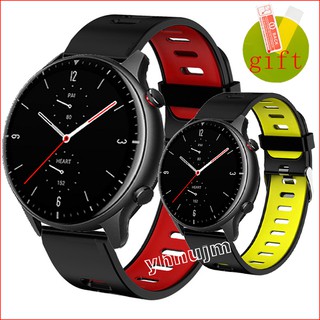 สาย AMaZFIT GTR 2E สาย silicone strap For สาย amazfit GTR 2 สายนาฬิก GTR2 อุปกรณ์เสริมสมาร์ทวอทช์ ฟิล์ม amazfit GTR 2 / 2E ฟิล์ม tpu film