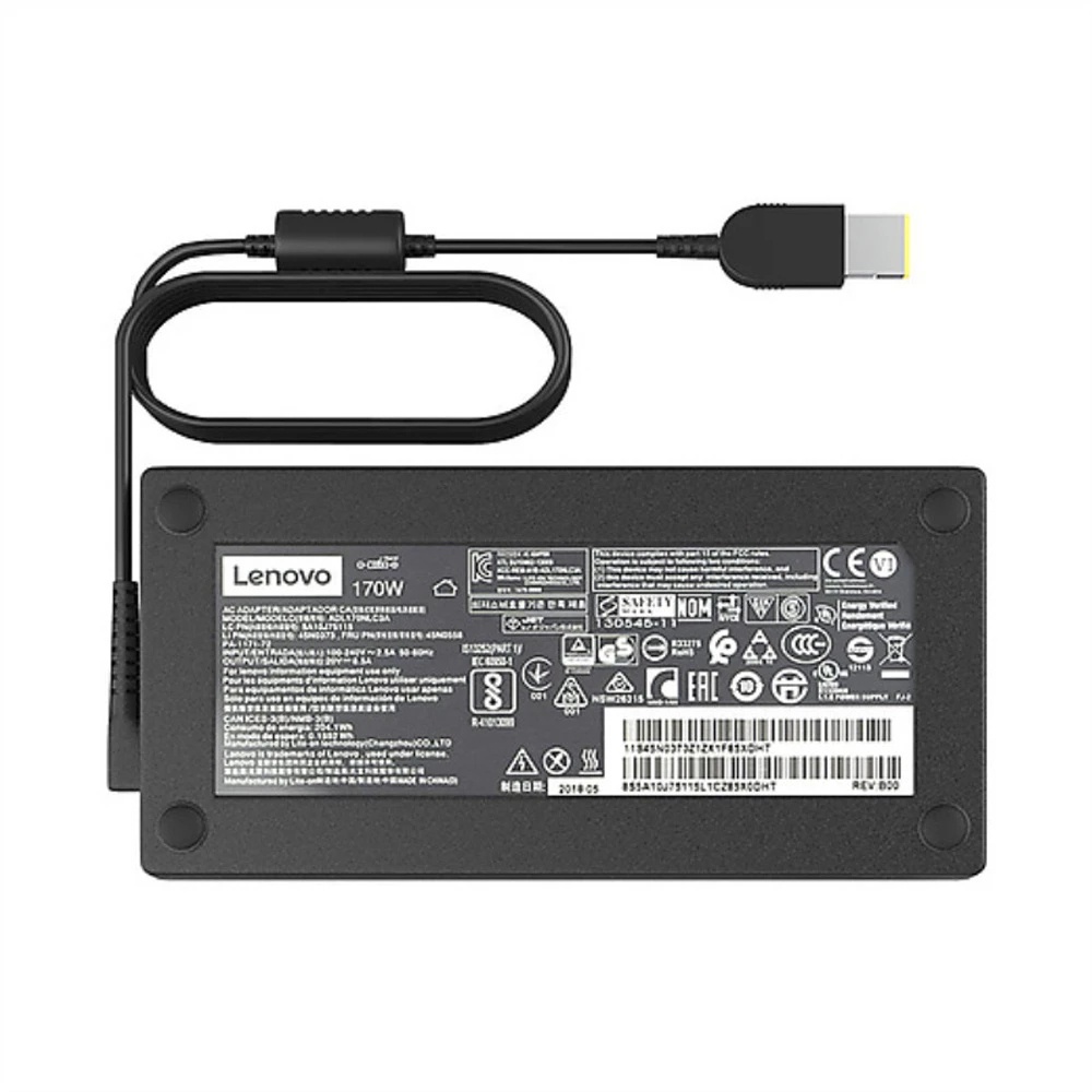 Lenovo 20v 8.5A 170W อะแดปเตอร์ไฟ AC สําหรับ ThinkPad P50 P50S P51 P52 P70 W540 W550s Legion Y720 Y7