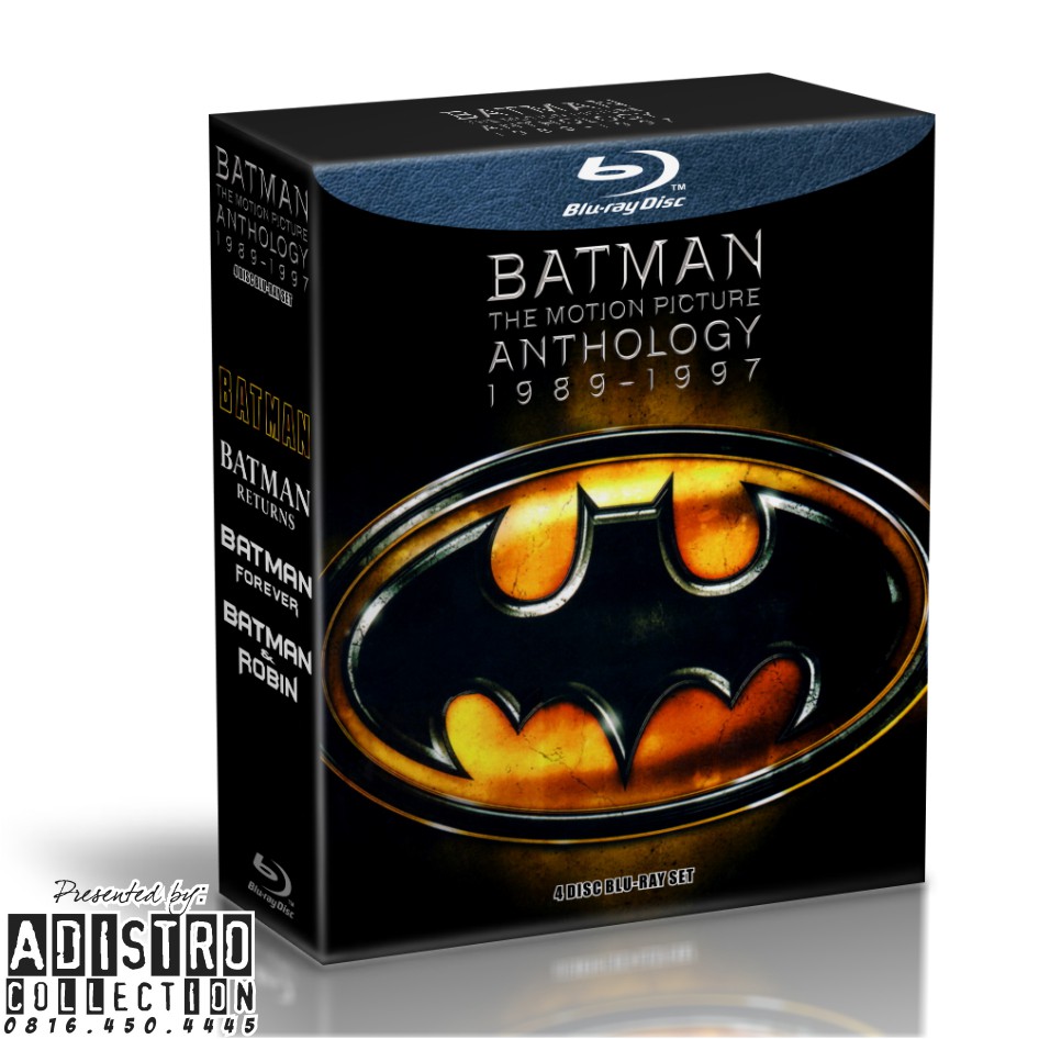 Batman ANTHOLOGY Blu-Ray Movie BOX SET COMPLETE Edition