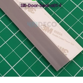 🎉พร้อมส่ง ความยาว 90ซม. คิ้วกันแมลงสีขาว-เทา (เทปกาว3M) #DR101