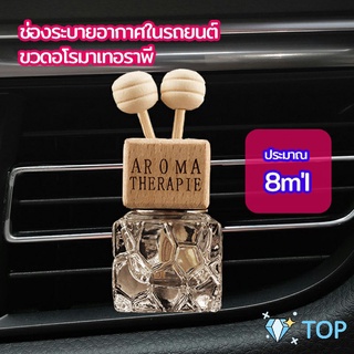 ขวดน้ำหอมอโรม่า  ขวดน้ำหอมติดช่องแอร์รถยนต์ ขวดน้ำหอมติดรถยนต์ car perfume bottle