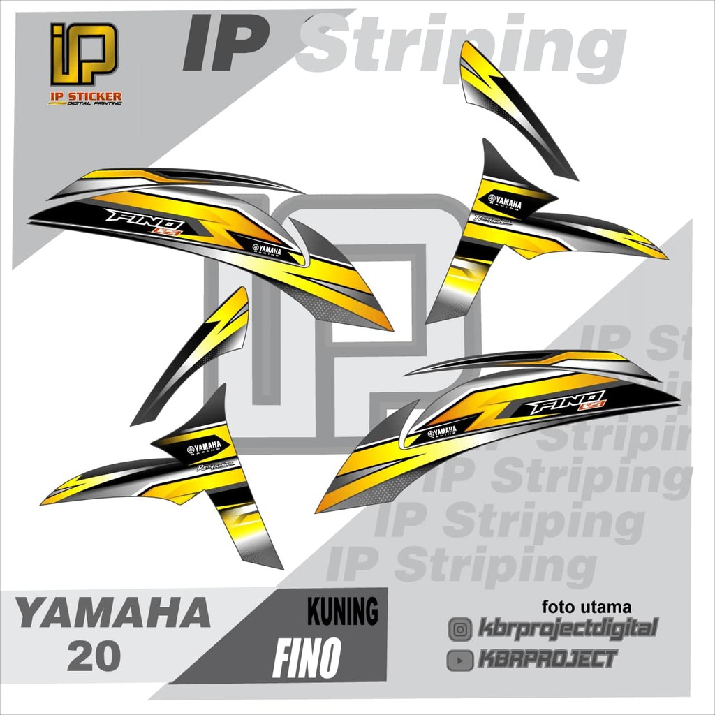 สติ๊กเกอร์ติดรถมอเตอร์ไซค์ – fino striping – มอเตอร์ไซค์yamaha – มอเตอร์ไซค์ – สติ๊กเกอร์วาริชั่น – 