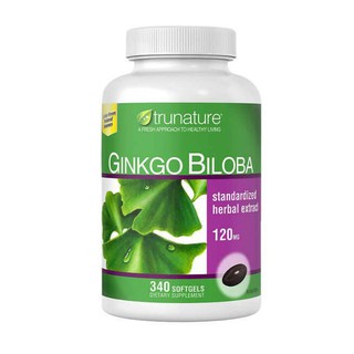 สุดคุ้ม!!   Trunature Ginkgo Biloba 120mg/340 Softgels