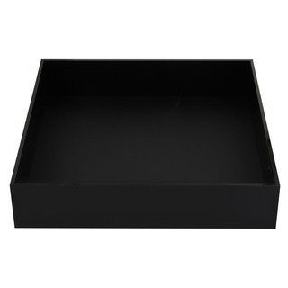 Other tableware ACRYLIC TRAY KECH 20X20X4CM S BLACK Tableware Kitchen equipment อุปกรณ์บนโต๊ะอาหารอื่นๆ ถาดอะคริลิกเหลี่