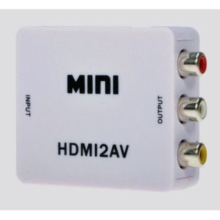 ตัวแปลง HDMI to AV ตัวแปลง HDMI to RCA ตัวแปลงสัญญาณ HDMI เป็น AV แปลง HDMI2AV