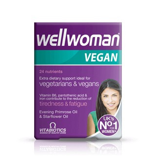 Wellwoman Vegan วิตามินรวมผู้หญิงสำหรับคนมังสวิรัต และ Vegan