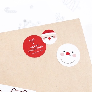 ✳︎กดขั้นต่ำ 8 ใบ✳︎ Sticker: Merry x’ mas &amp; HNY 🦌🎄*｡