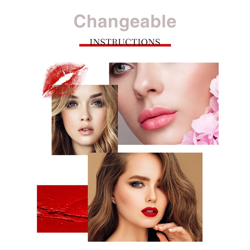 ลิปกลอส ถ้วยไม่ติดด้าน กันน้ํา ลิปสติก ให้ความชุ่มชื้น คราบริมฝีปากติดทนนาน ลิปทินท์ - รูปที่ 6