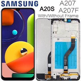 LCD SAMSUNG Galaxy A20s A207 A2070 SM-A207Fดำ.