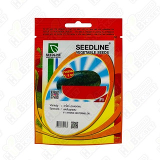 🌱 ซีดไลน์ 🇹🇭 แตงโมลูกผสม ชาโดว์  ขนาดบรรจุประมาณ 20 เมล็ด อายุเก็บเกี่ยว 65-70 วัน
