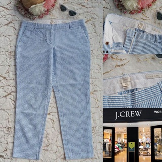 กางเกงขายาว J.CREW size 4 สีฟ้า