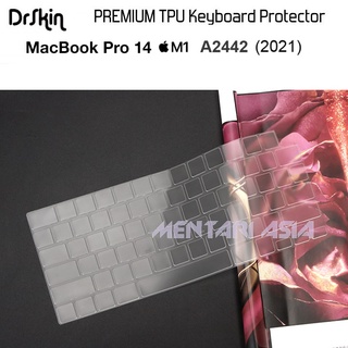 แผ่น TPU ป้องกันคีย์บอร์ด พรีเมี่ยม สําหรับ MacBook Pro 14 M1 A2442 2021 #4