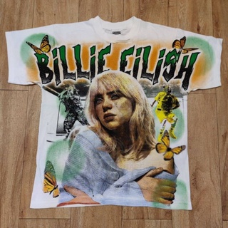 BILLIE EILISH BOOTLEG OVERPRINT เสื้อวง เสื้อทัวร์