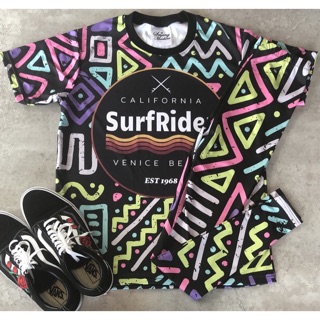 ชุดเซทเสื้อยืด &amp; กางเกงเลคกิ้ง ลายSurfRider