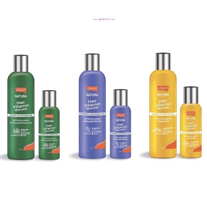 Lolane Nature Hair Vitamin Booster ครีมบำรุงผม โลแลน เนทูร่าแฮร์ ไวตามิน บูสเตอร์ 100/250มล