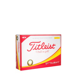 อุปกรณ์กีฬาอื่นๆ TITLEIST DT TruSoft ลูกกอล์ฟ สีเหลือง ไซส์ One size อุปกรณ์กีฬา อุปกรณ์ กีฬา ลูกกอล์ฟ Titleist DT TruSo