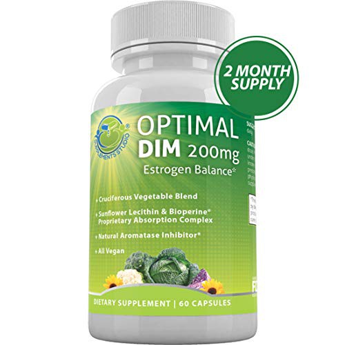 Optimal DIM Supplement 200mg Plus Estrogen Balance Organic Whole